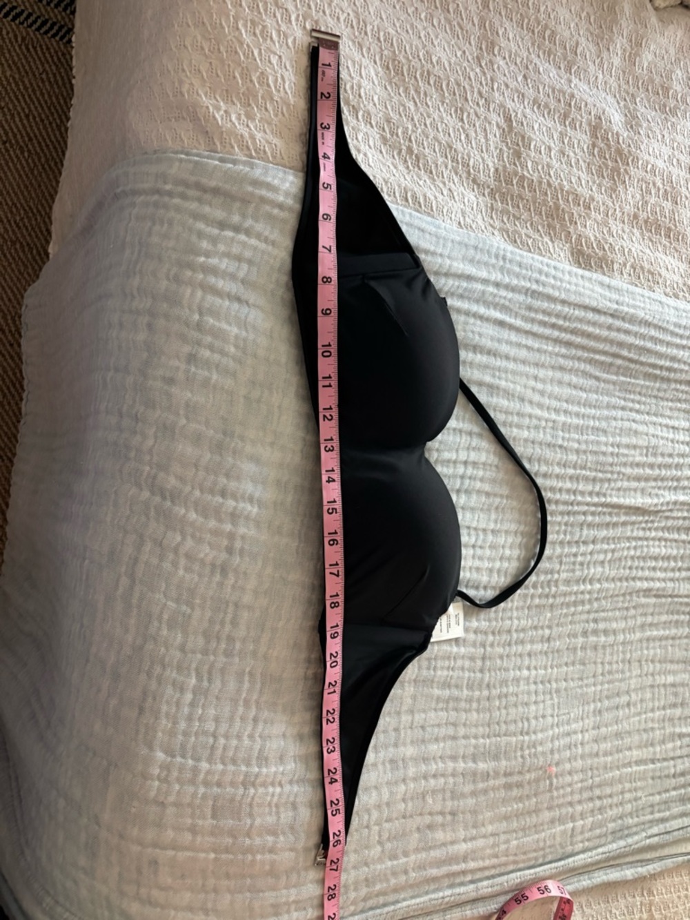 Seafolly Strapless Black Bandeau Bikini Top size 8 - Picture 4 of 12